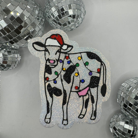 Christmas Cow Freshie